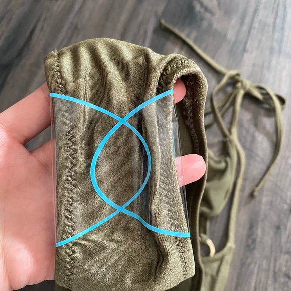 Miss Selfridge Swimsuit in khaki size 0 - Picture 7 of 8